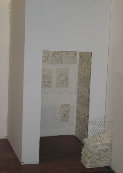 126 Drawing for every innocent woman put in Jail, Mixed Media Installation, 2007